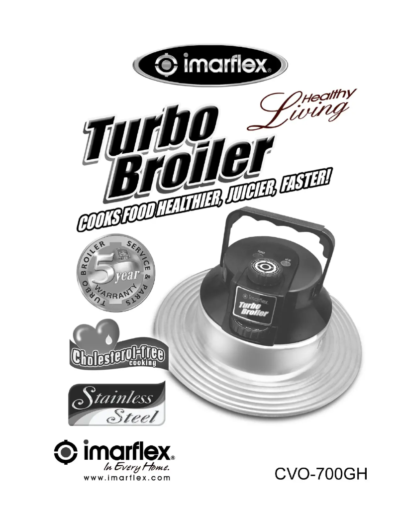 Imagen de la primera página del manual del dispositivo Turbo Broiler CVO-700GH