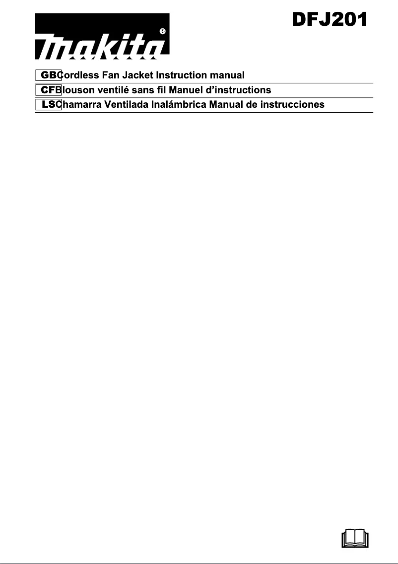 Página 1 del manual Manual de usuario Makita DFJ201ZM