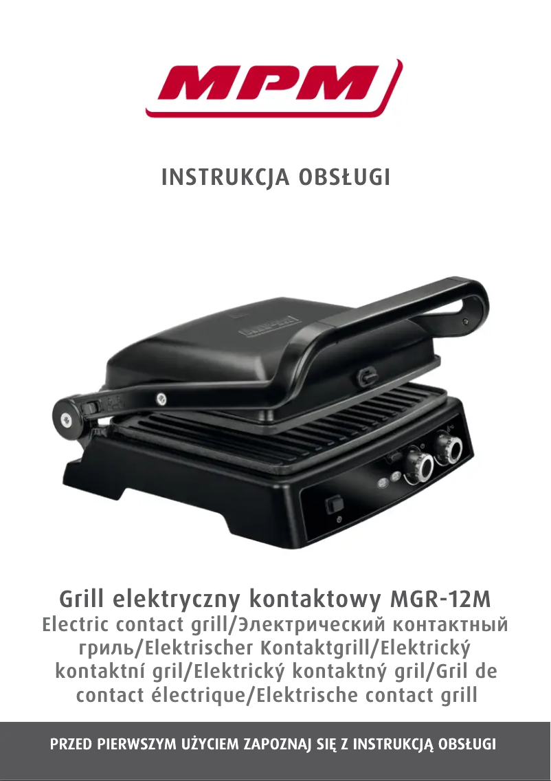 Página 1 del manual Manual de usuario MPM MGR-12