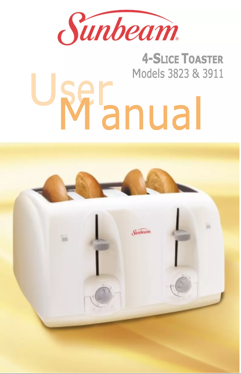 Página 1 del manual Manual de usuario Sunbeam 3911