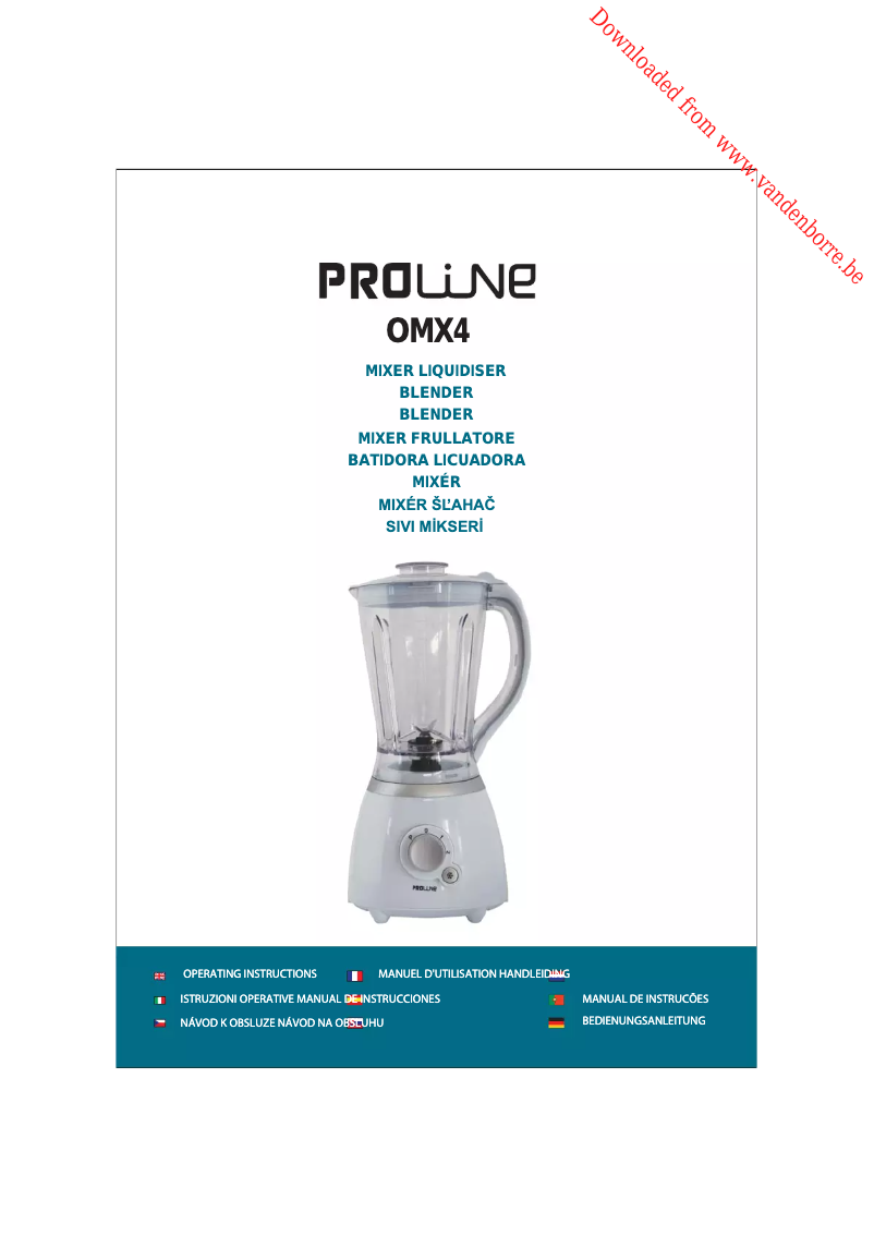 Imagen de la primera página del manual del dispositivo OMX4