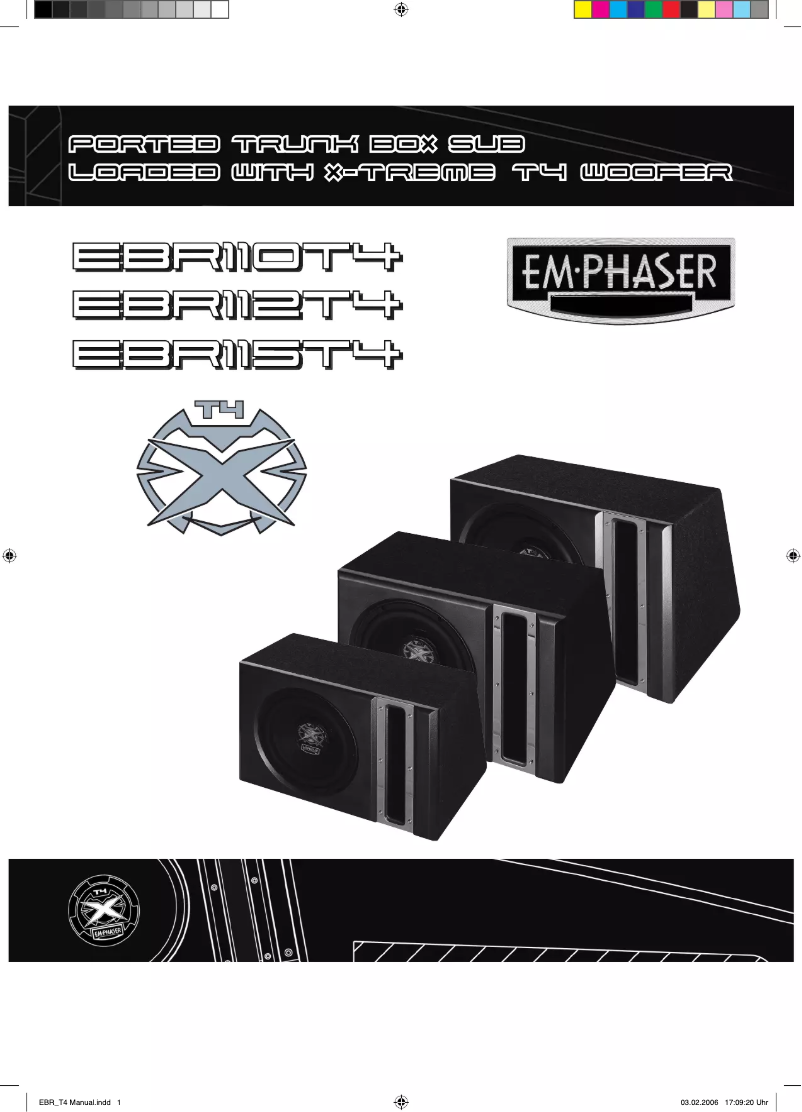 Imagen de la primera página del manual del dispositivo EBR112T4
