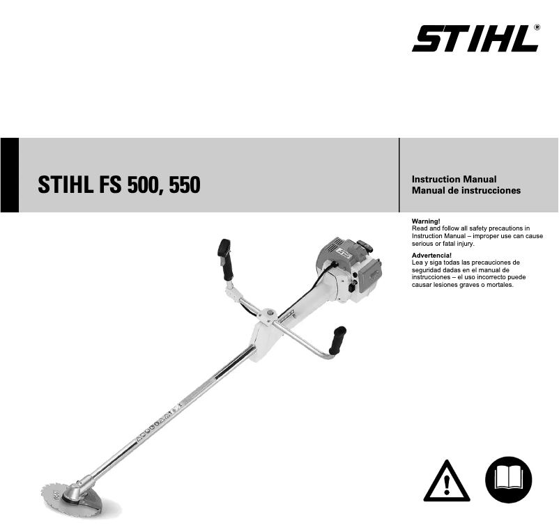 Página 1 del manual Manual de usuario Stihl FS 550