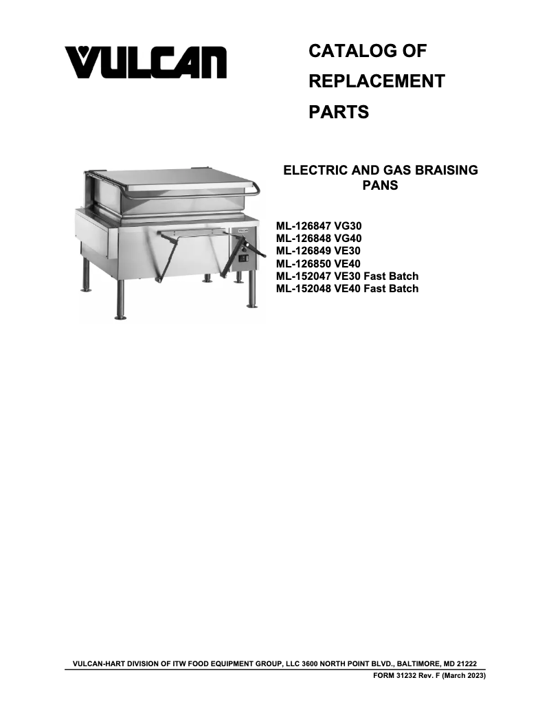Imagen de la primera página del manual del dispositivo VG40