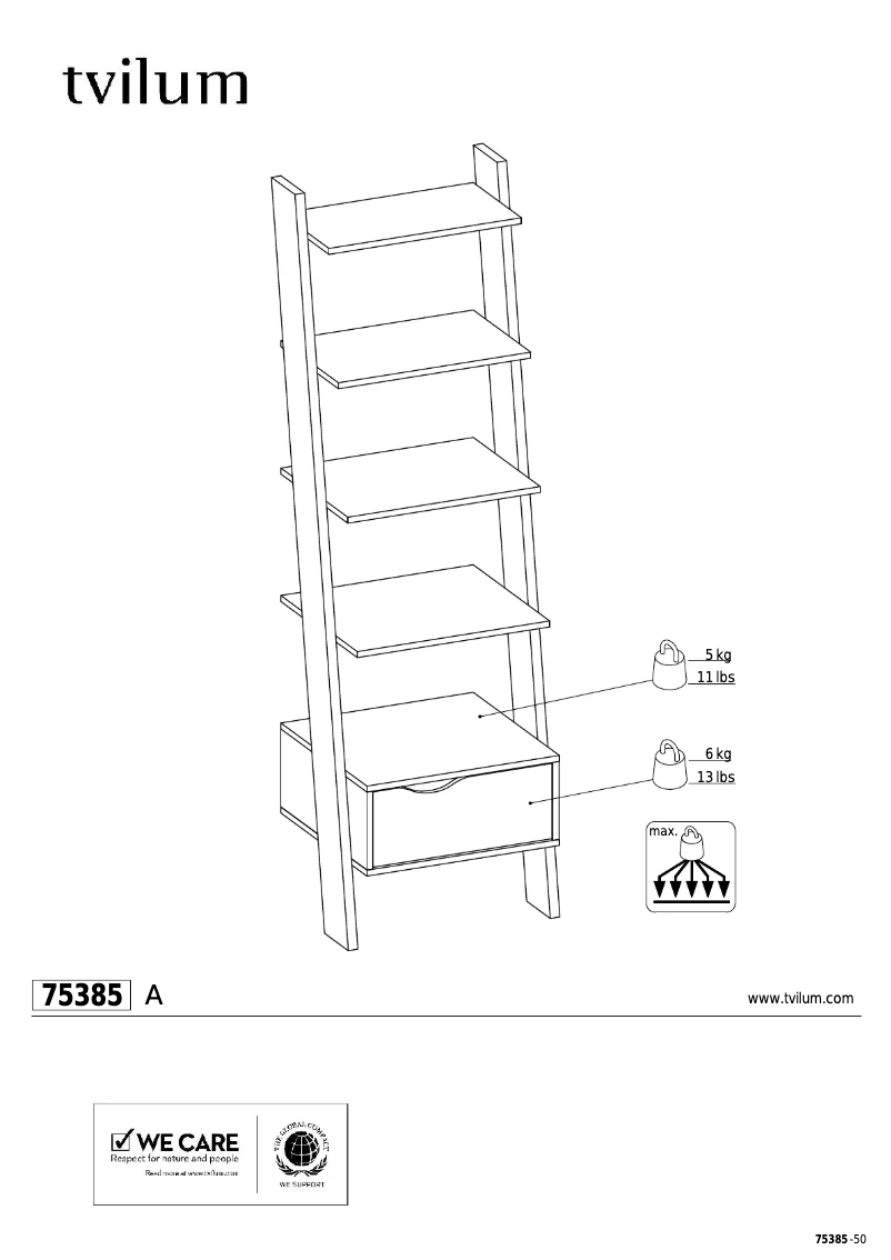 Página 1 del manual Manual de usuario Tvilum 75385