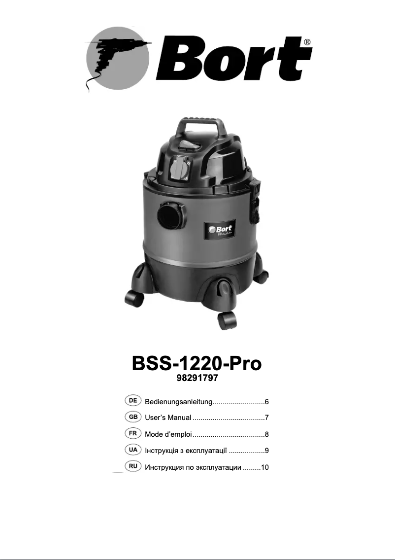 Página 1 del manual Manual de usuario Bort BSS-1220-Pro