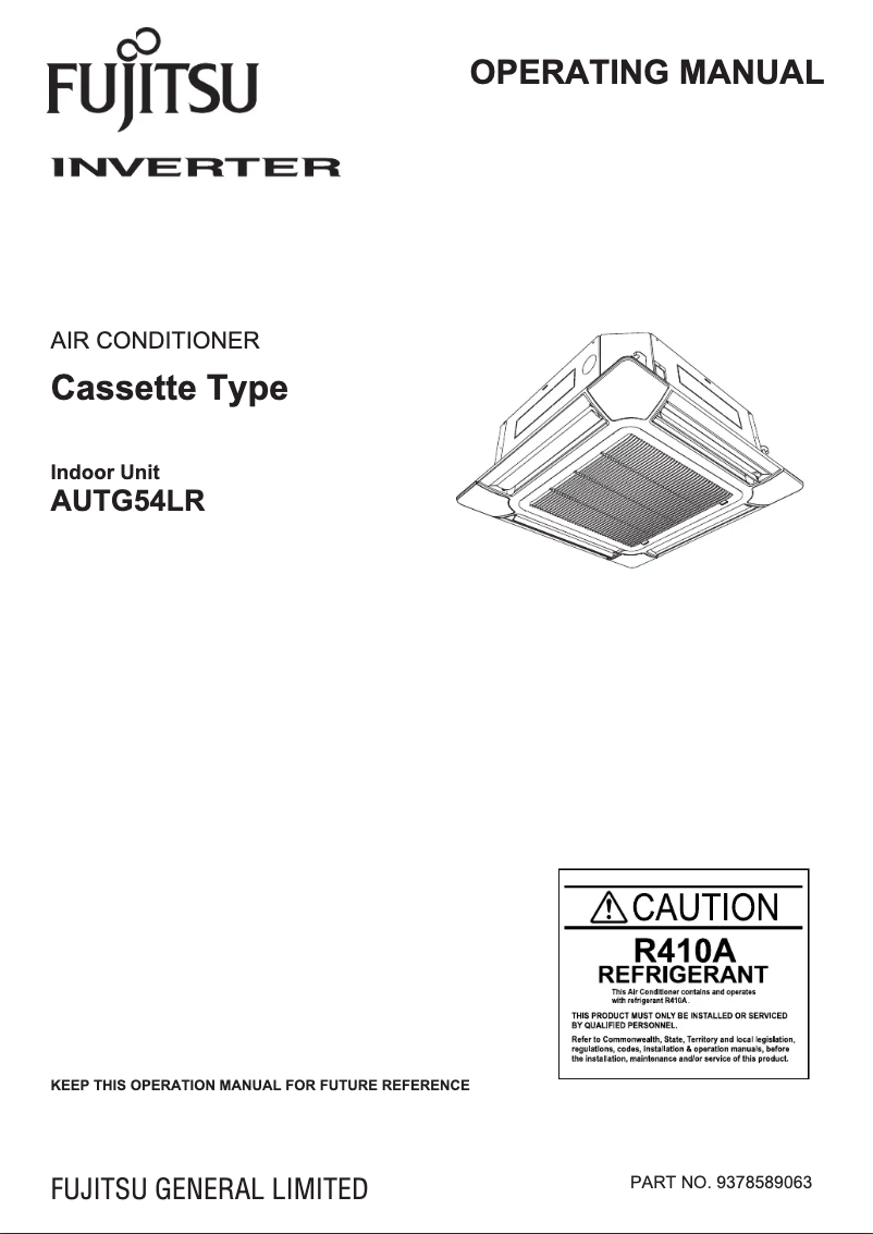 Imagen de la primera página del manual del dispositivo AUTG54LRLA