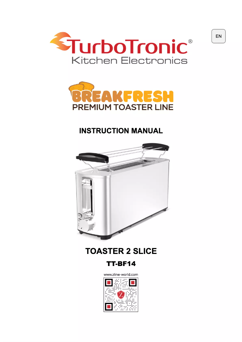Imagen de la primera página del manual del dispositivo BreakFresh TT-BF14