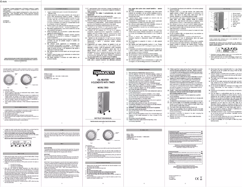 Página 1 del manual Manual de usuario Termozeta TZR23