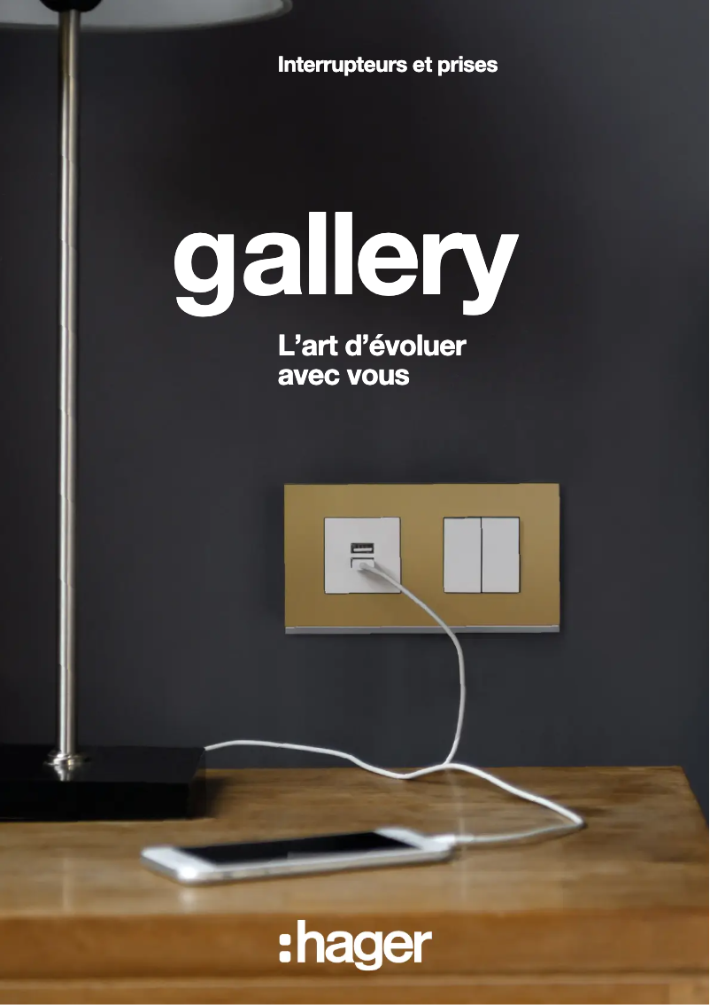 Página 1 del manual Folleto Hager WXF315