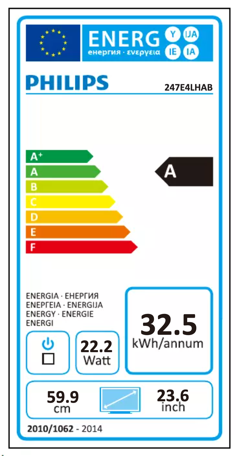 Imagen de la primera página del manual del dispositivo 247E4LHAB
