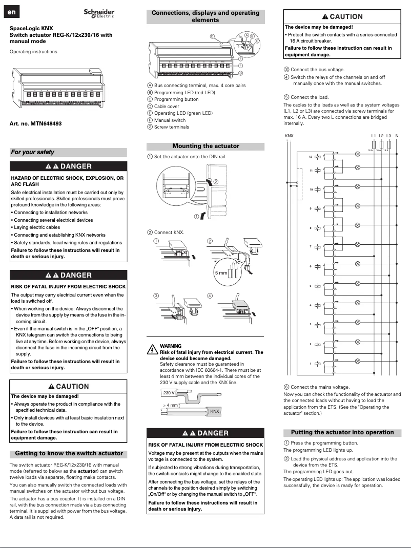 Imagen de la primera página del manual del dispositivo MTN648493
