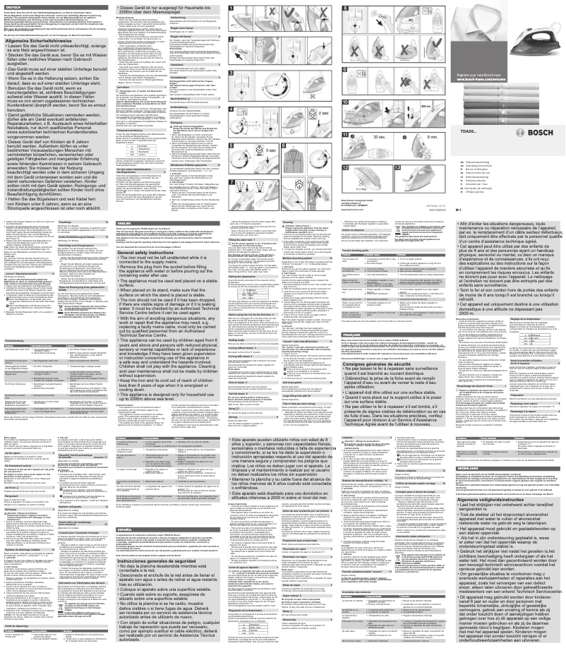 Imagen de la primera página del manual del dispositivo Sensixx B1 QuickFill Secure TDA2680