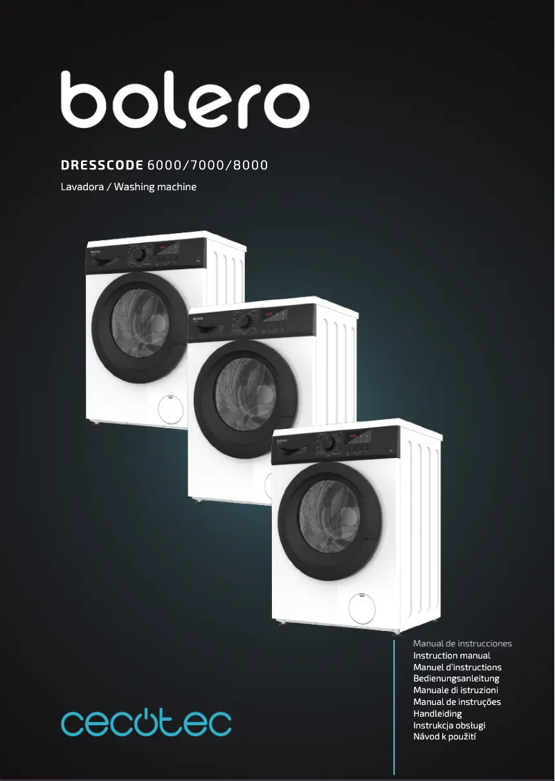 Página 1 del manual Manual de usuario Cecotec Bolero Dresscode 8000