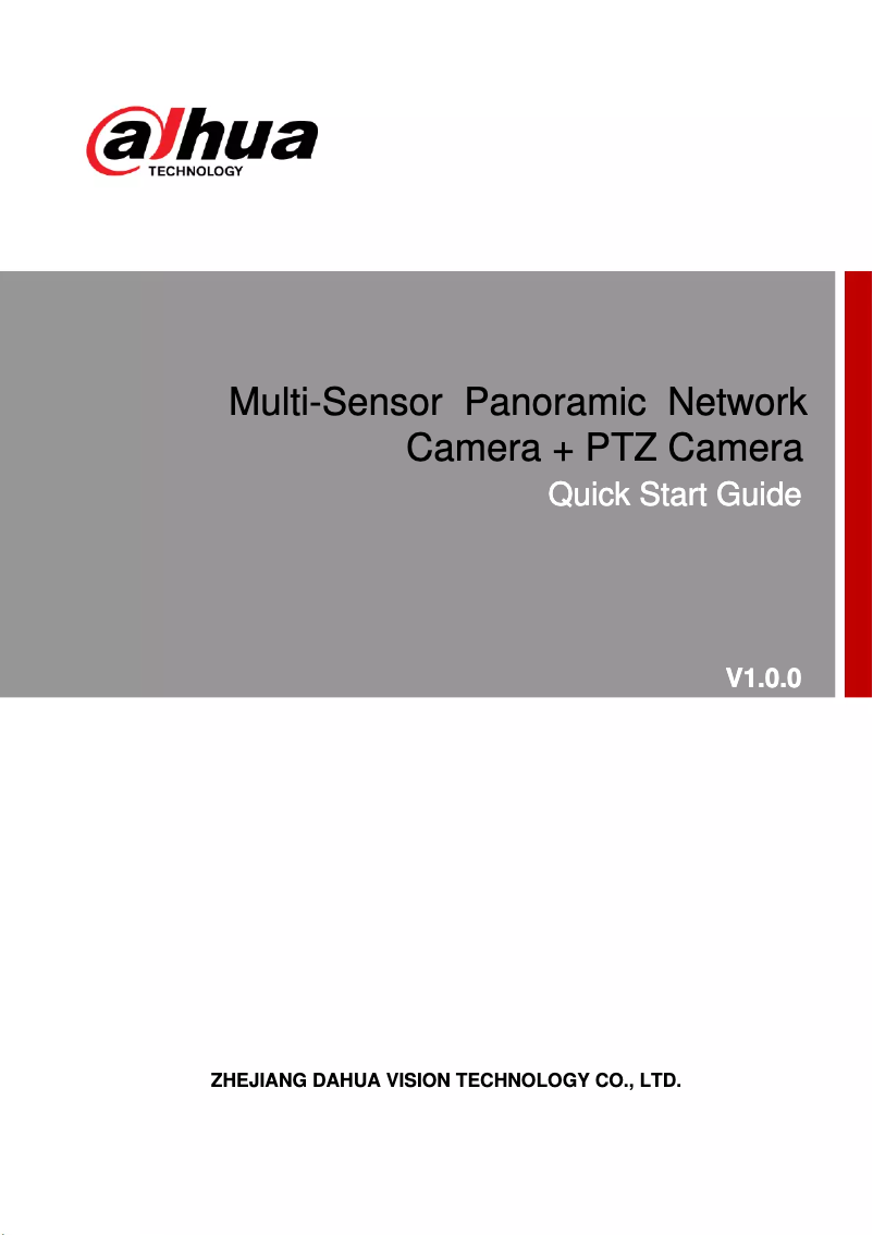 Imagen de la primera página del manual del dispositivo DH-PSDW81642M-A360