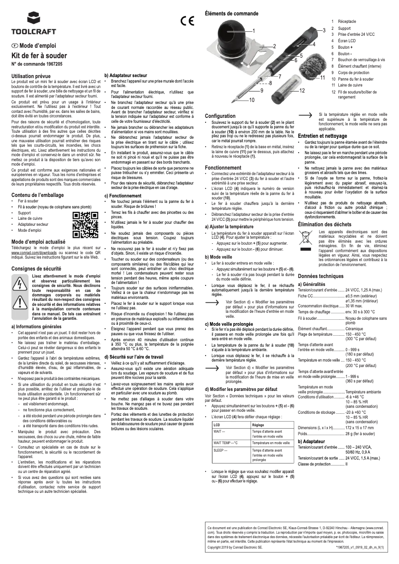 Imagen de la primera página del manual del dispositivo TO-5901615
