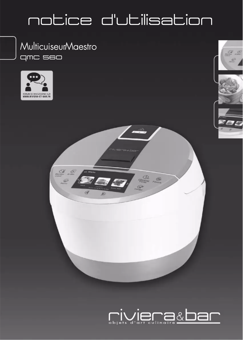 Imagen de la primera página del manual del dispositivo QMC560