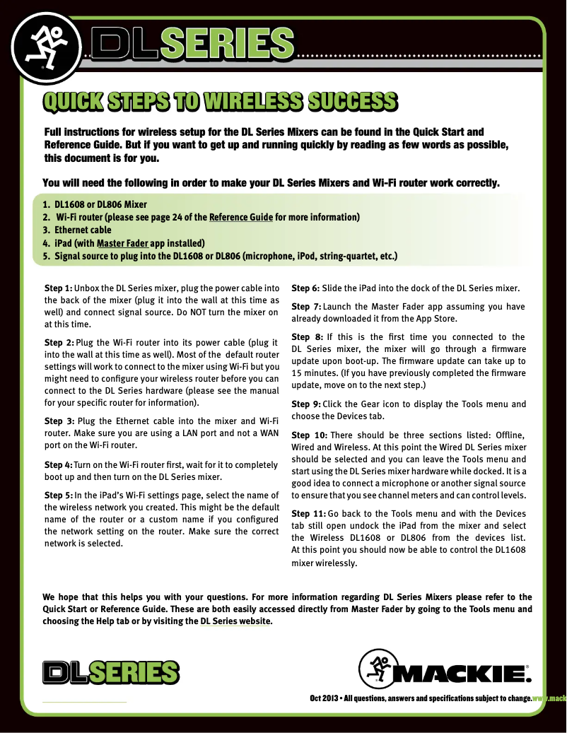 Imagen de la primera página del manual del dispositivo DL32S