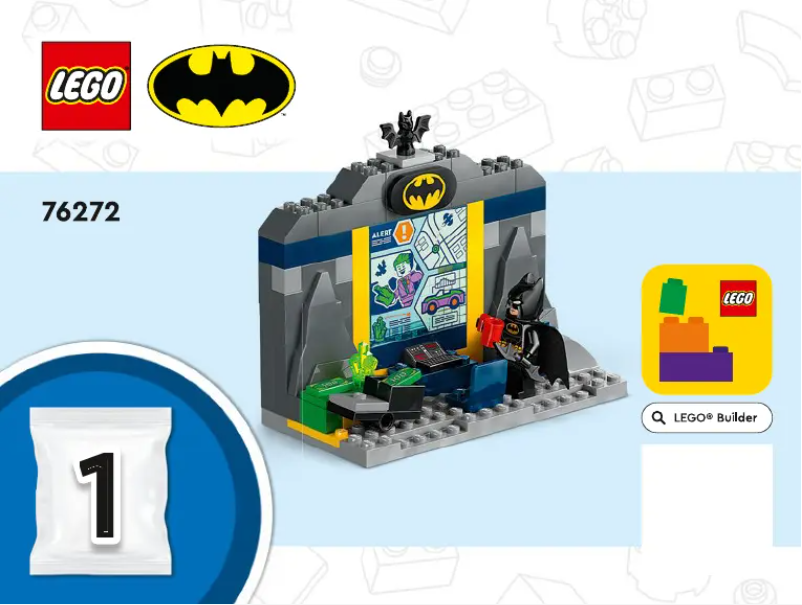 Página 1 del manual Instrucciones visuales Lego Batman 76272