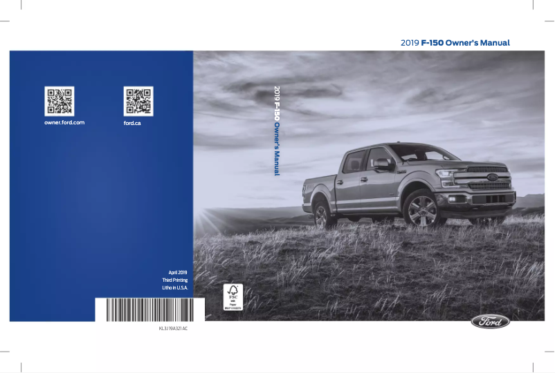 Página 1 del manual Manual de usuario Ford F-150 (2019)