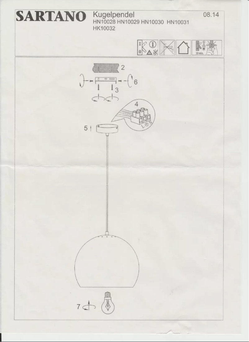 Página 1 del manual Manual de usuario Sartano HN10031