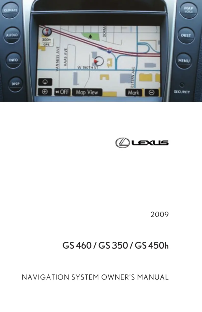 Página 1 del manual Manual de usuario Lexus GS 450h (2009)