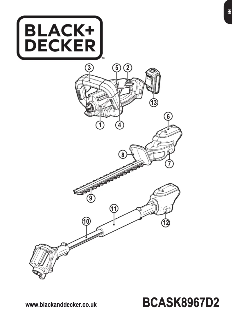 Imagen de la primera página del manual del dispositivo BCASK8967D2