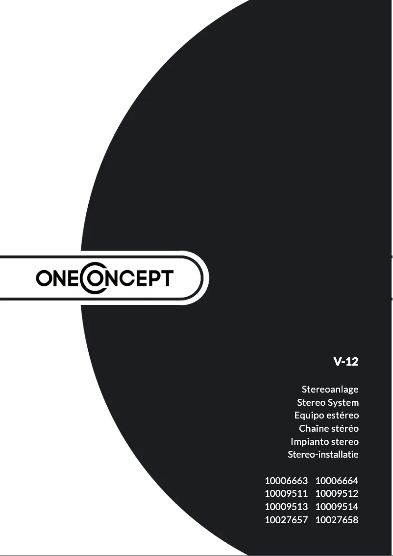 Imagen de la primera página del manual del dispositivo V-12