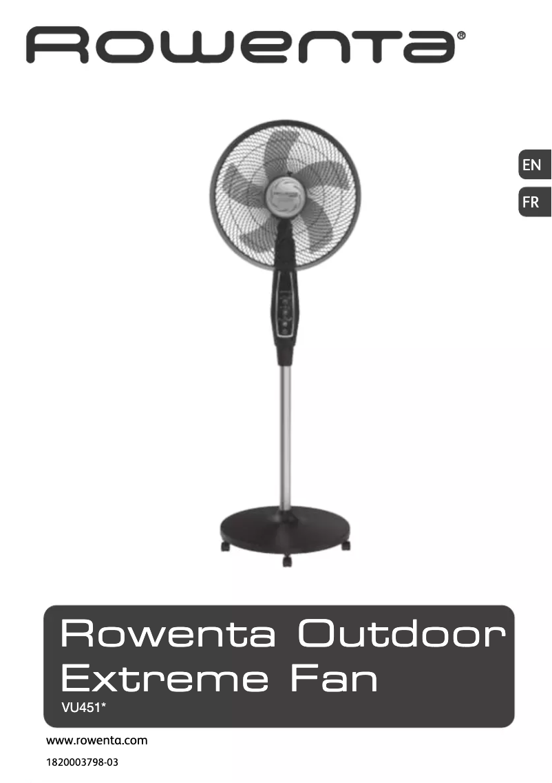 Imagen de la primera página del manual del dispositivo Extreme VU4510