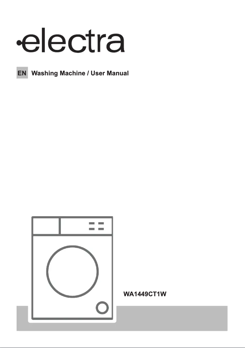 Imagen de la primera página del manual del dispositivo WA1449CT1W