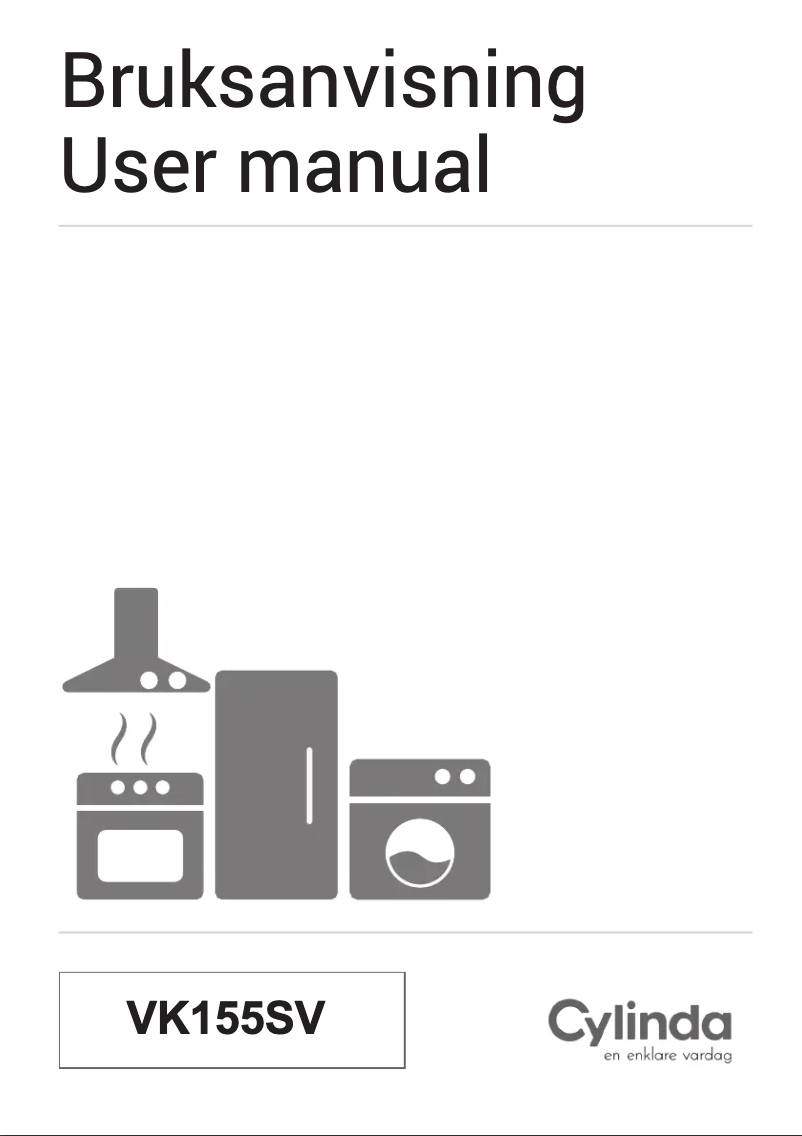 Página 1 del manual Manual de usuario Cylinda VK155SV