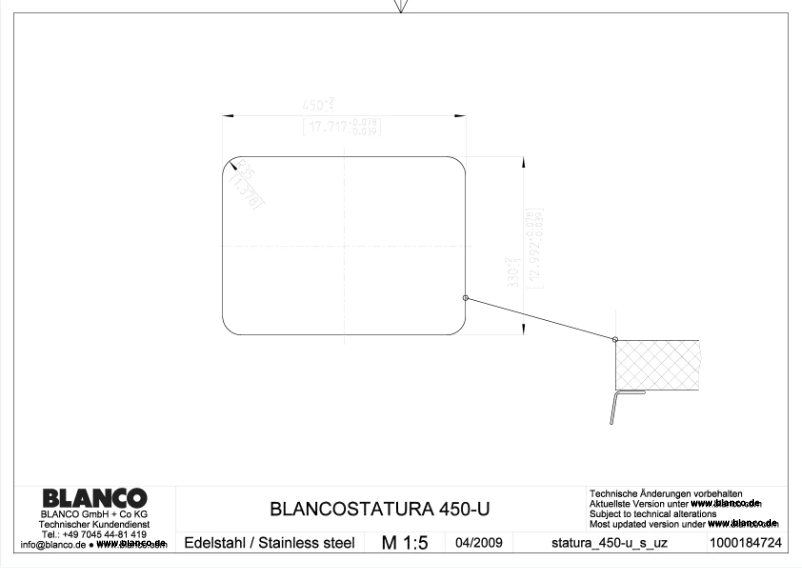 Imagen de la primera página del manual del dispositivo STATURA 450-U