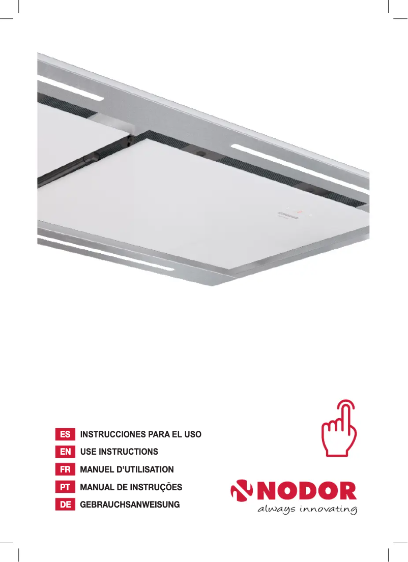 Imagen de la primera página del manual del dispositivo NorBreeze ISLA CUBE GLASS 60 BK