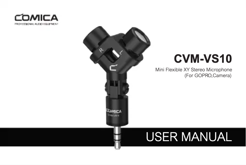 Página 1 del manual Manual de usuario Comica CVM-VS10