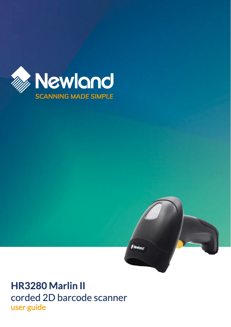 Imagen de la primera página del manual del dispositivo HR3280 Marlin II