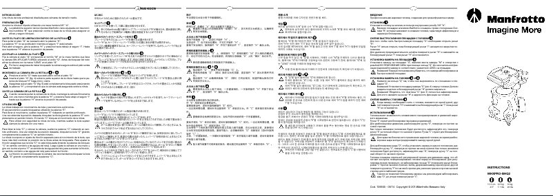 Página 1 del manual Manual de usuario Manfrotto MK190XPRO3-BHQ2