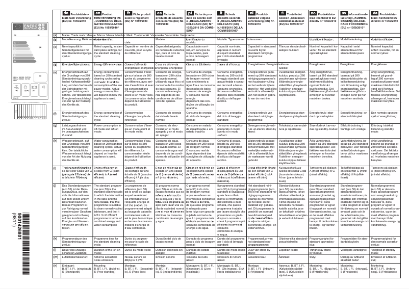 Imagen de la primera página del manual del dispositivo CG6A58V8