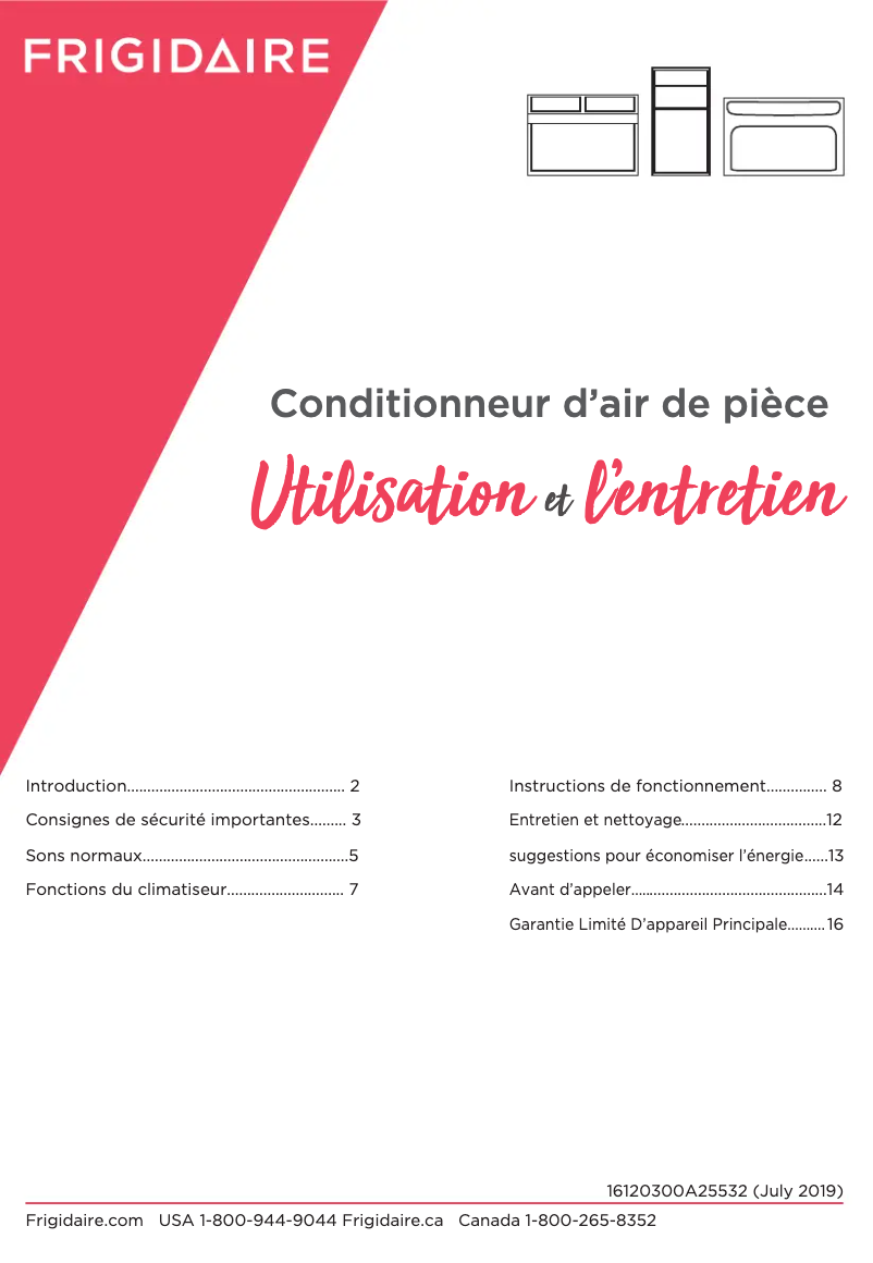 Página 1 del manual Manual de usuario Frigidaire FFRS0822SE