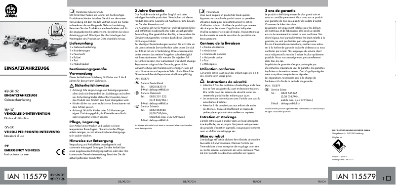 Página 1 del manual Manual de usuario Playtive IAN 115579