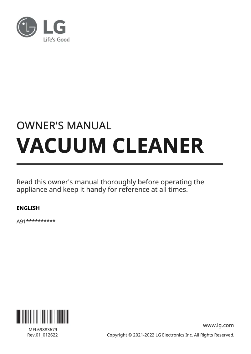 Imagen de la primera página del manual del dispositivo A916BM