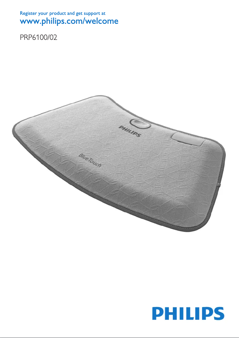 Página 1 del manual Manual de usuario Philips BlueTouch PRP6100
