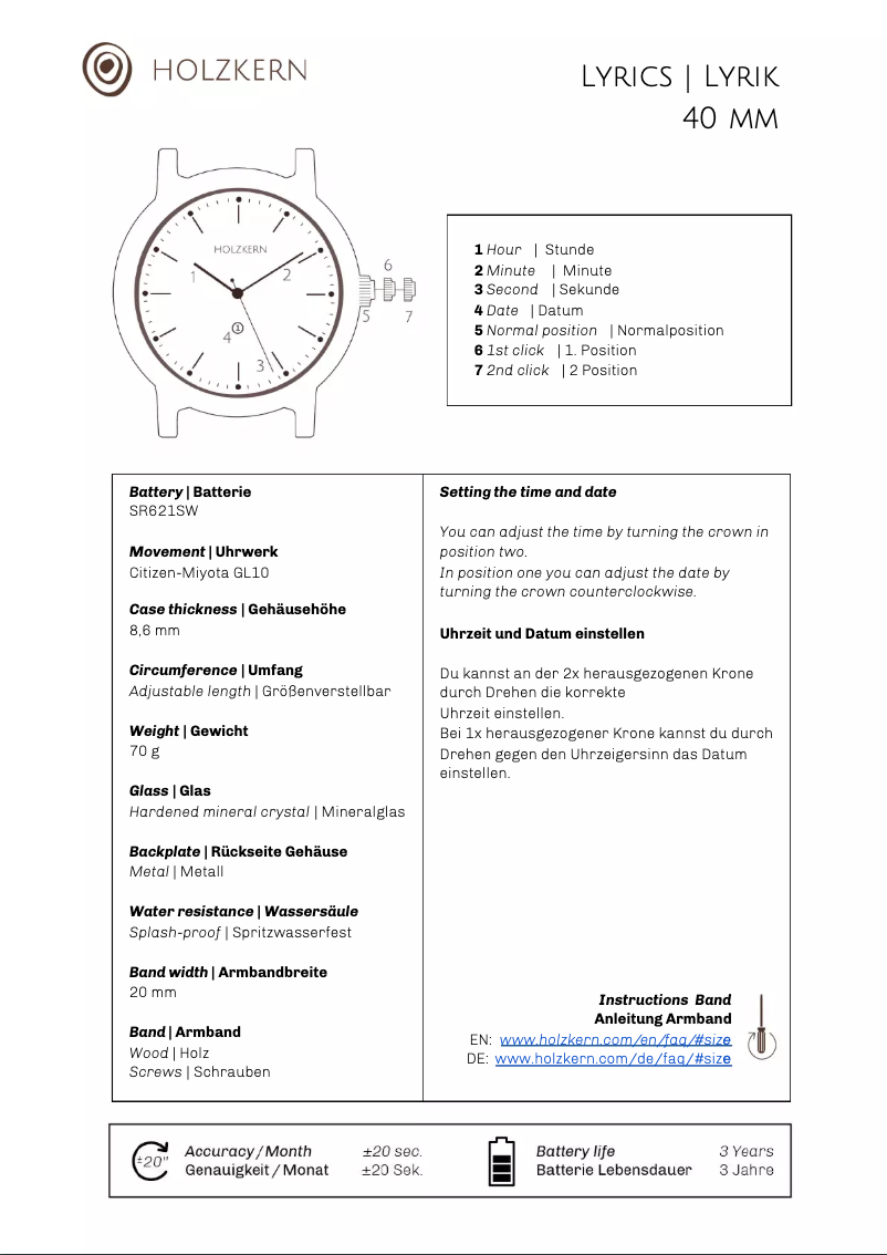 Imagen de la primera página del manual del dispositivo Rilke