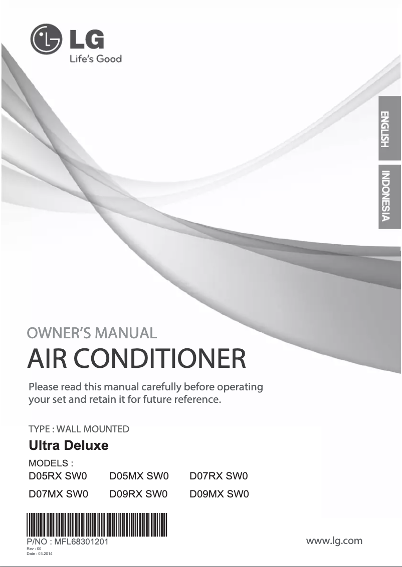 Imagen de la primera página del manual del dispositivo D05RX