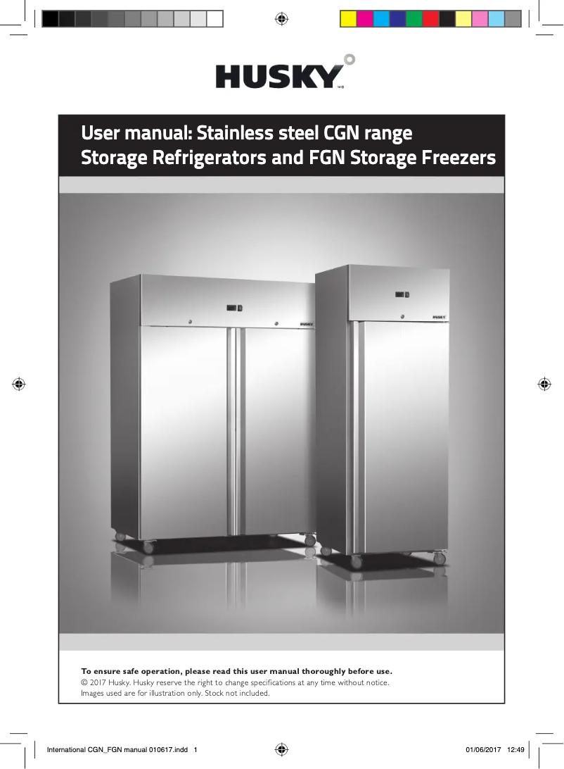 Página 1 del manual Manual de usuario Husky CGN1400-AL