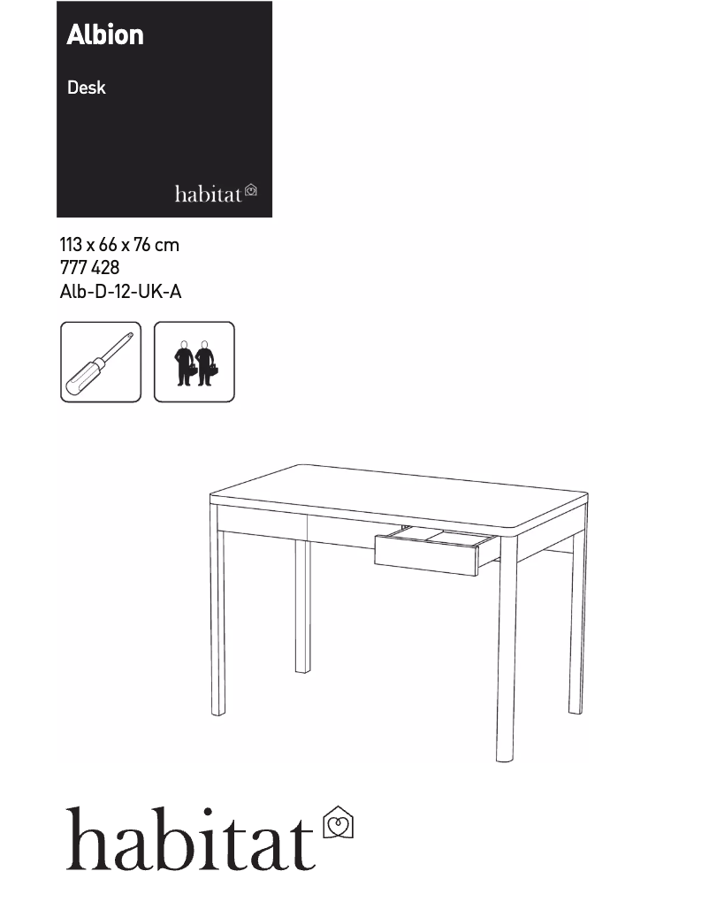 Imagen de la primera página del manual del dispositivo Albion