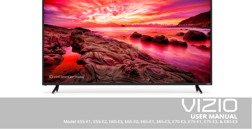 Página nº 1 - Manual de usuario VIZIO SmartCast E43-E2