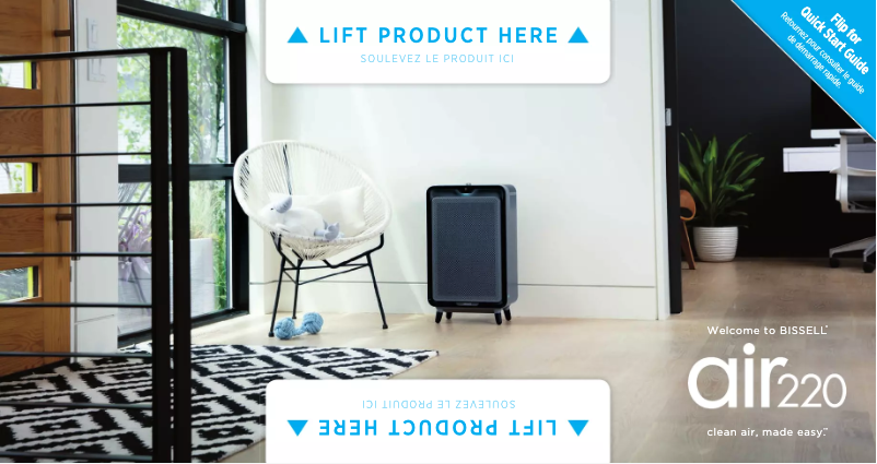 Página 1 del manual Manual de usuario Bissell air220