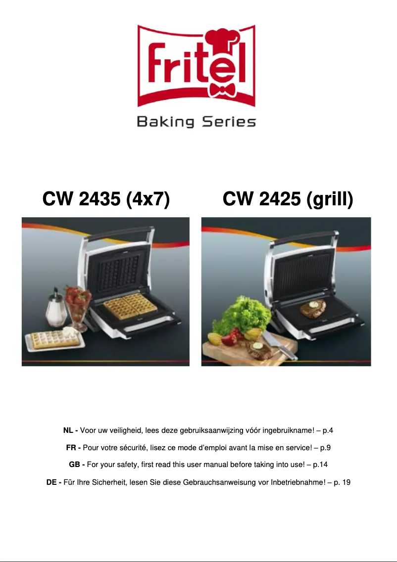 Página 1 del manual Manual de usuario Fritel CW2435