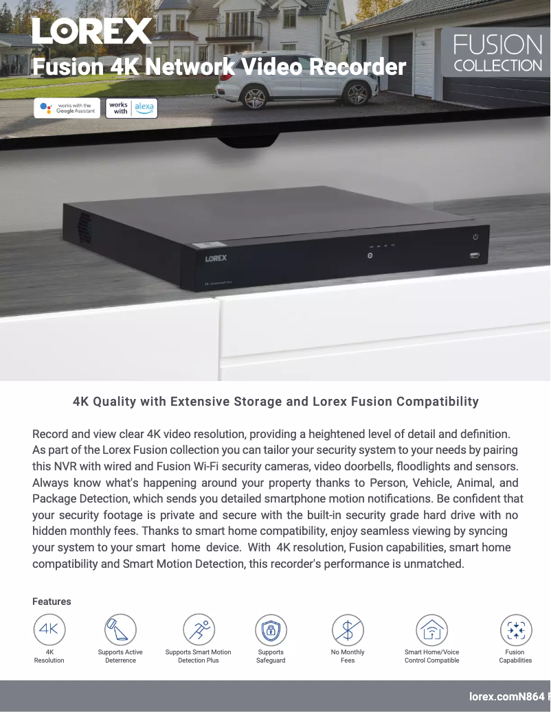 Imagen de la primera página del manual del dispositivo N864A64B