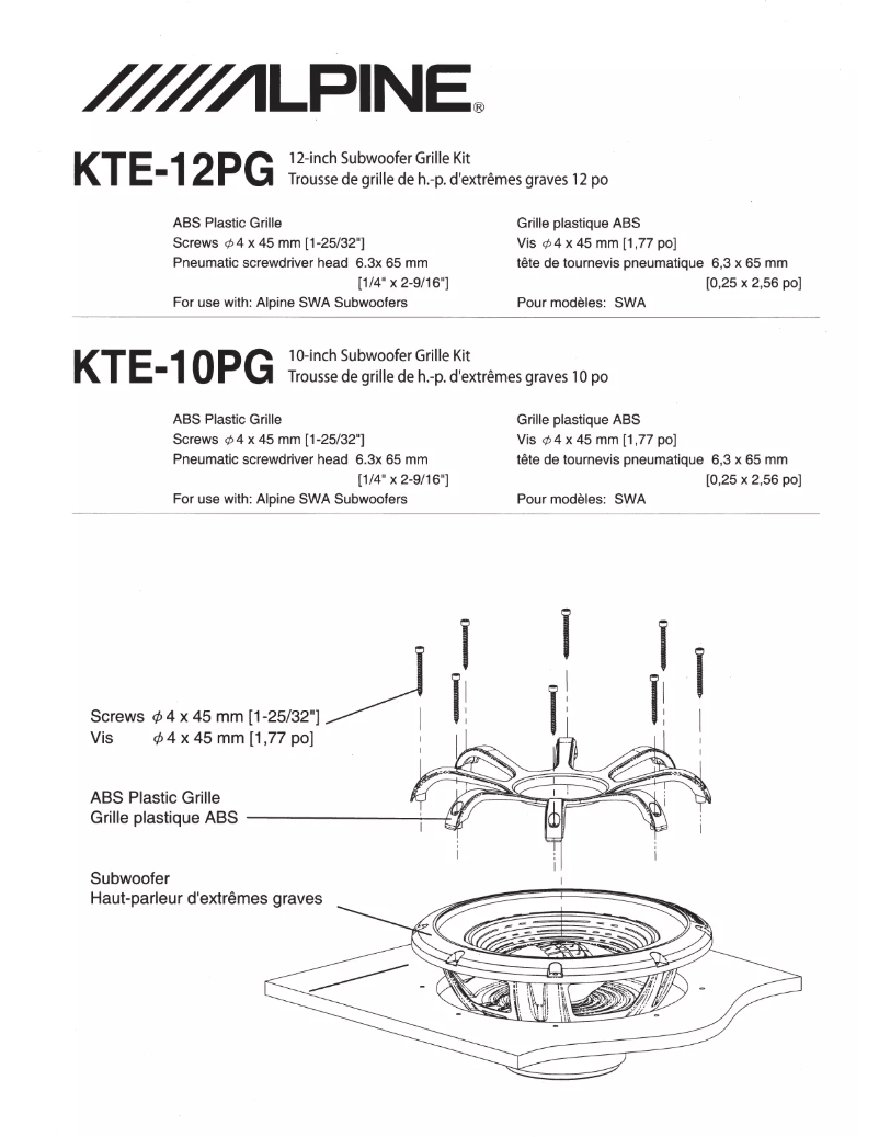 Imagen de la primera página del manual del dispositivo KTE-10PG